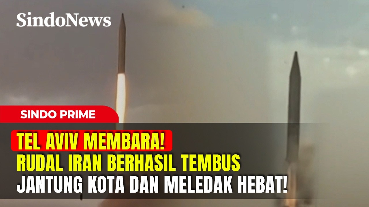 TEL AVIV MEMBARA! Rudal Iran Berhasil Tembus Jantung Kota dan Meledak Hebat! | Sindo Prime | Part 01