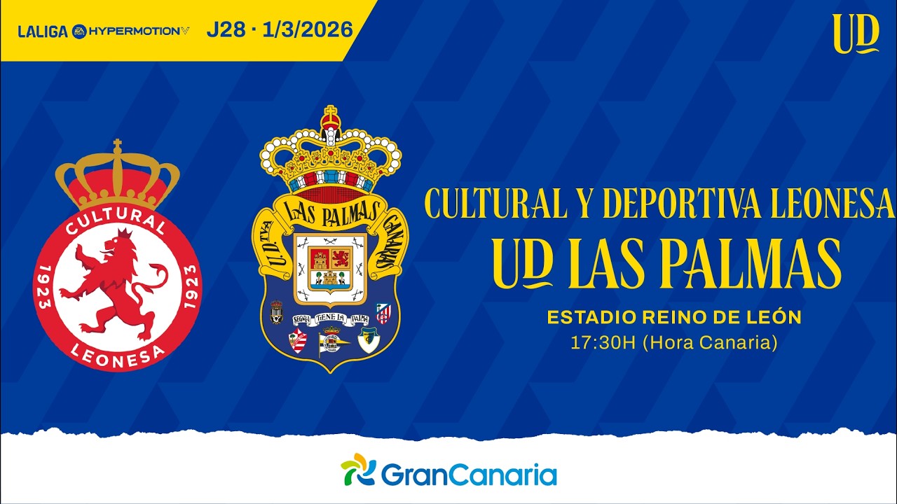 ¡No te pierdas el MINUTO Y RESULTADO frente a la Cultural y Deportiva Leonesa | UD Las Palmas