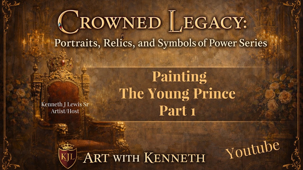 Crowned Legacy Begins: Painting the Young Prince: Art with Kenneth