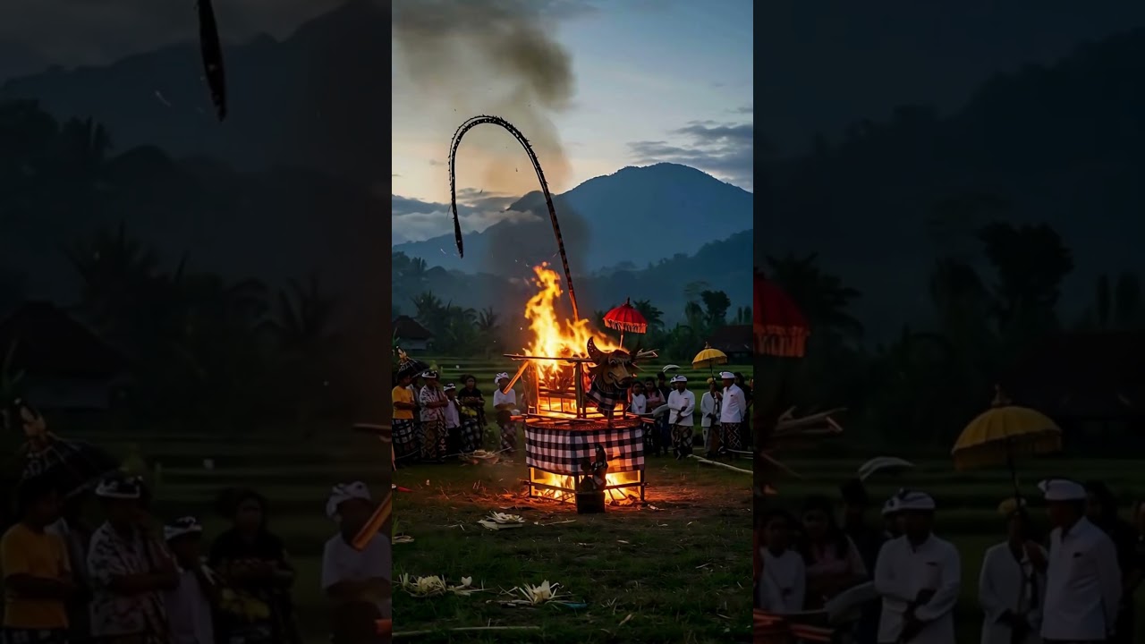 Ngaben, Balinese Ceremony #ngabenbali  #bali #balineseculture #relax #traditional #baliceremony