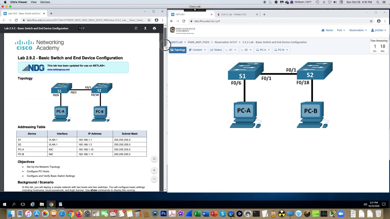 CS365A - Introduction to NetLab