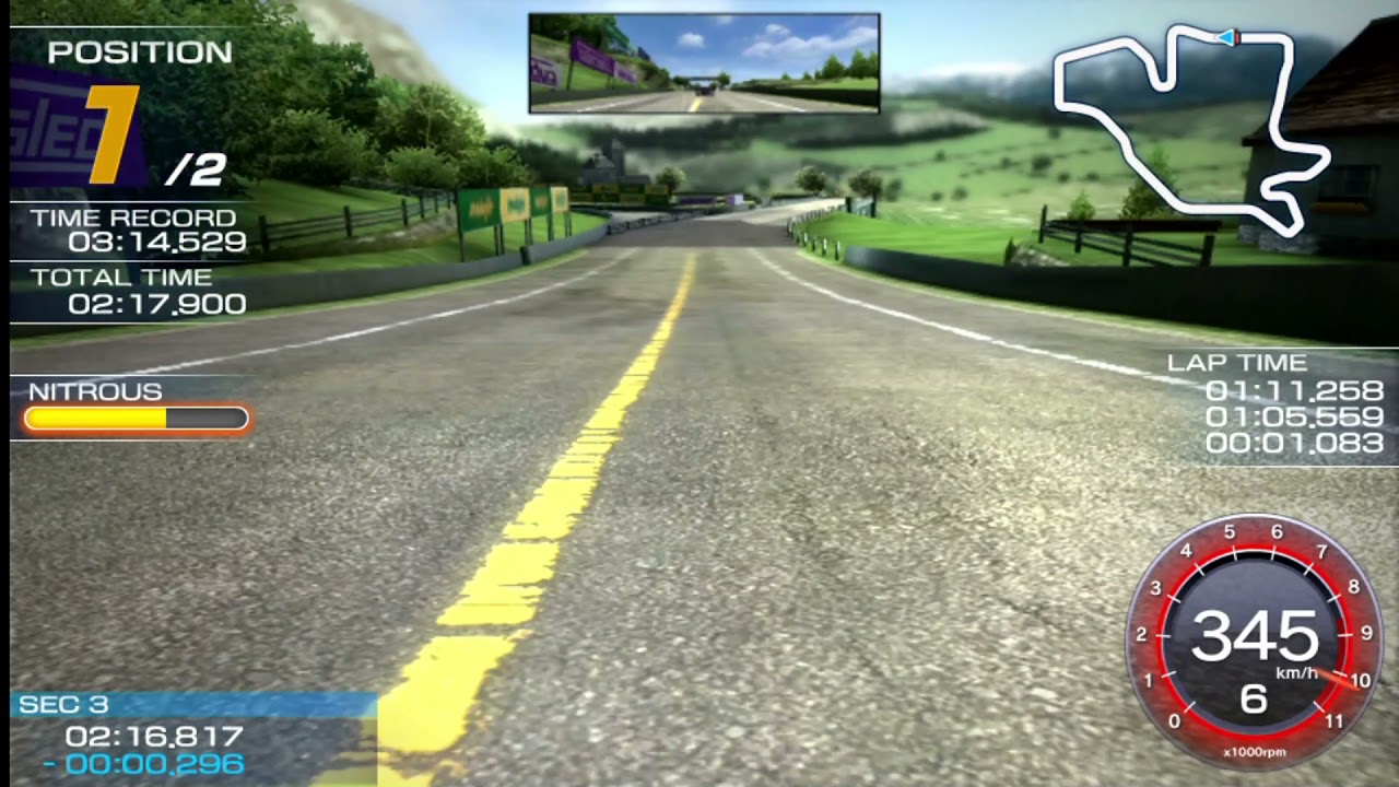 Ridge Racer (Vita), Crinale Duel win with Promessa in Highland Cliffs R