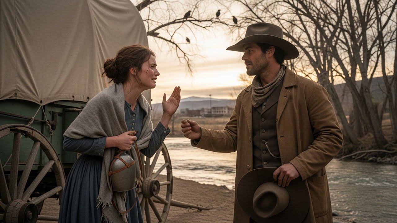 She Was Stranded At River Crossing, Cowboy Asked "Need Help" And She Broke Down Saying "Please"