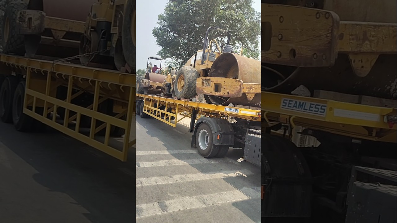 roller loading truck roller video