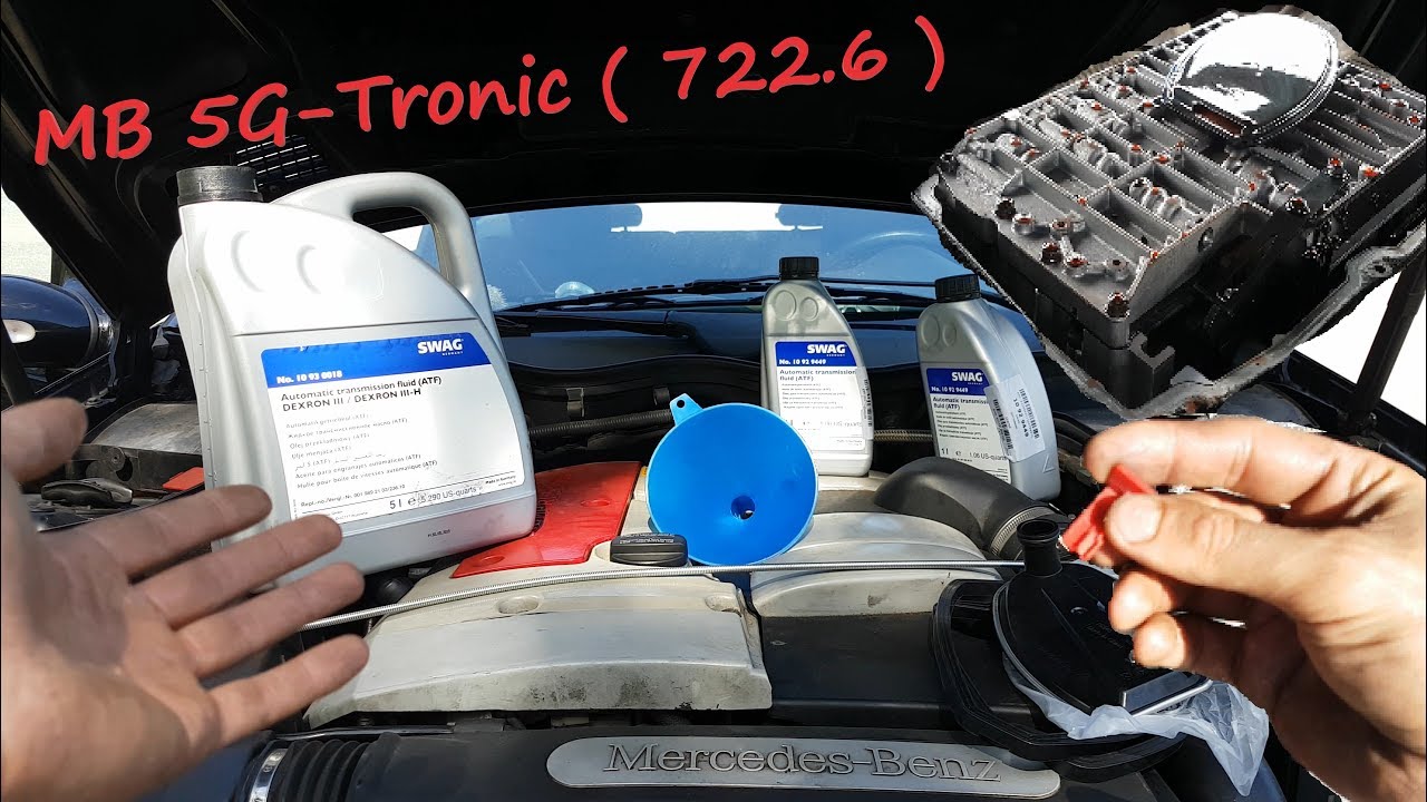 Замена жидкости в автоматической коробке передач Mercedes w203 722.6