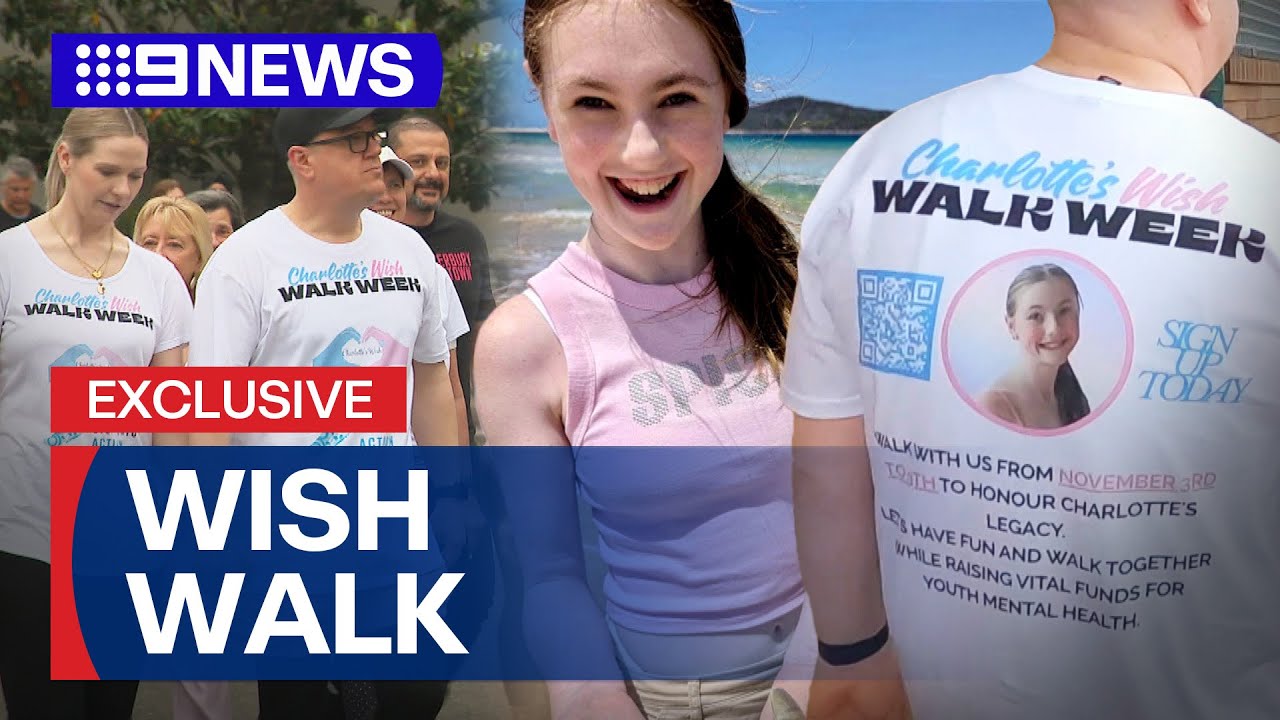 Community bands together in honour of Charlotte O'Brien | 9 News Australia
