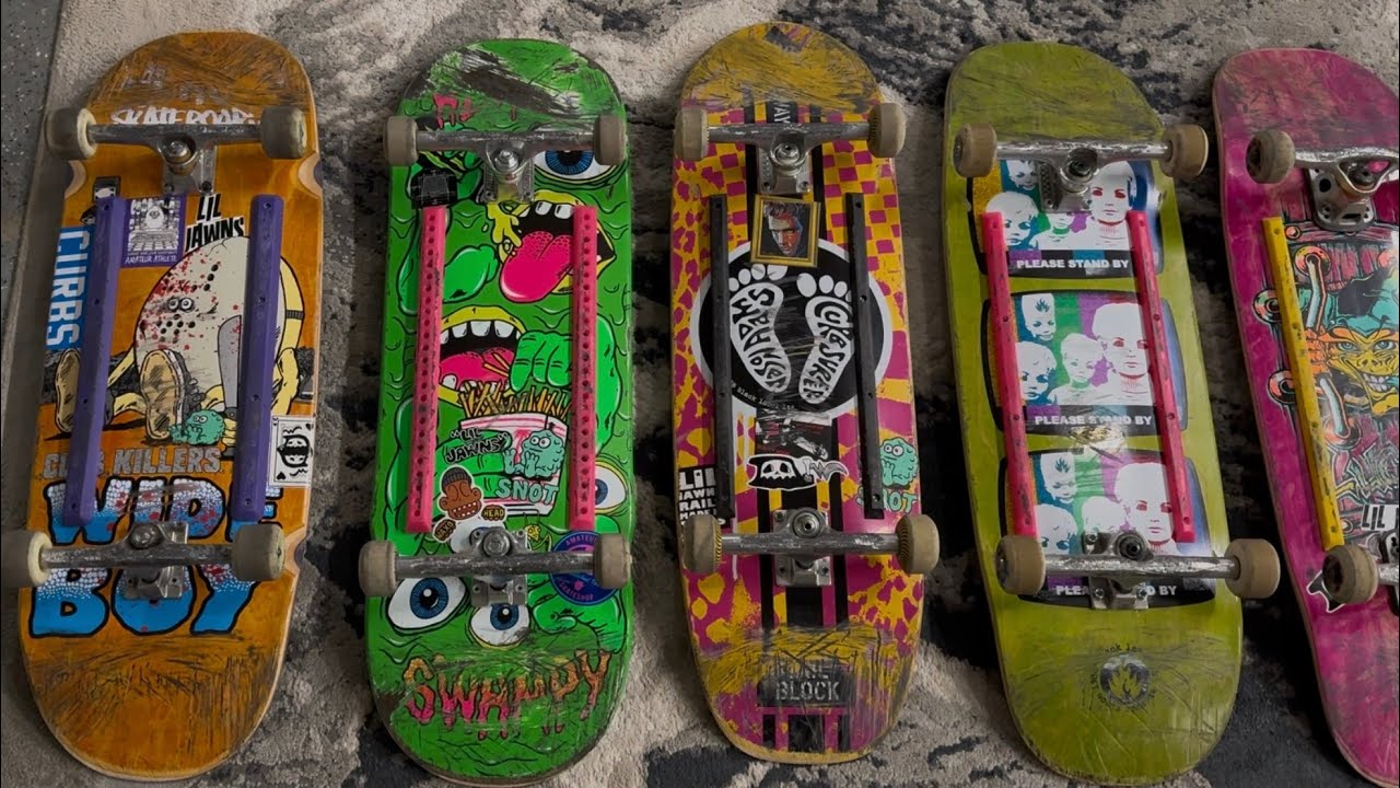 2025 Skateboard Quiver: Heroin, Black Label, Krooked, Alien Workshop, Zero, Lil Jawns Rails