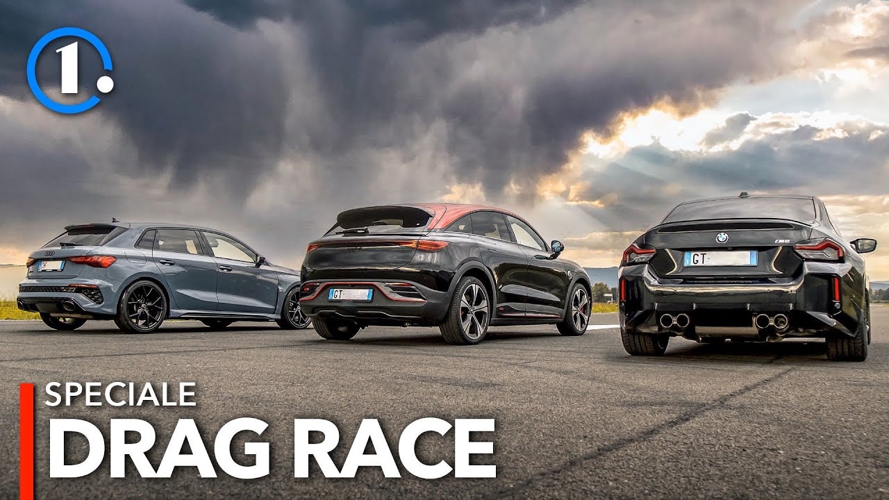 Audi RS3 vs BMW M2 vs smart #3 BRABUS 🚀 DRAG RACE