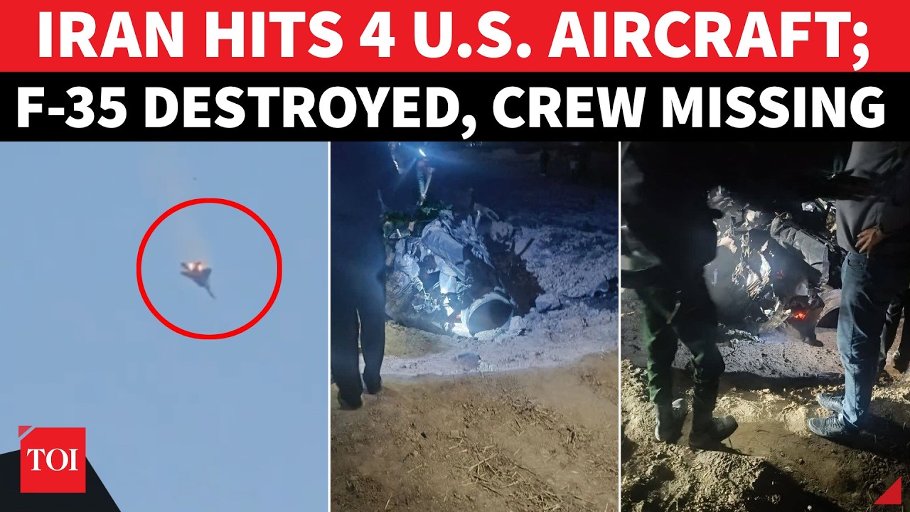 'BLACK DAY FOR U.S. AIR FORCE': Iran HITS 4 American Aircraft; Stealth F-35, Black Hawk 'DOWNED'