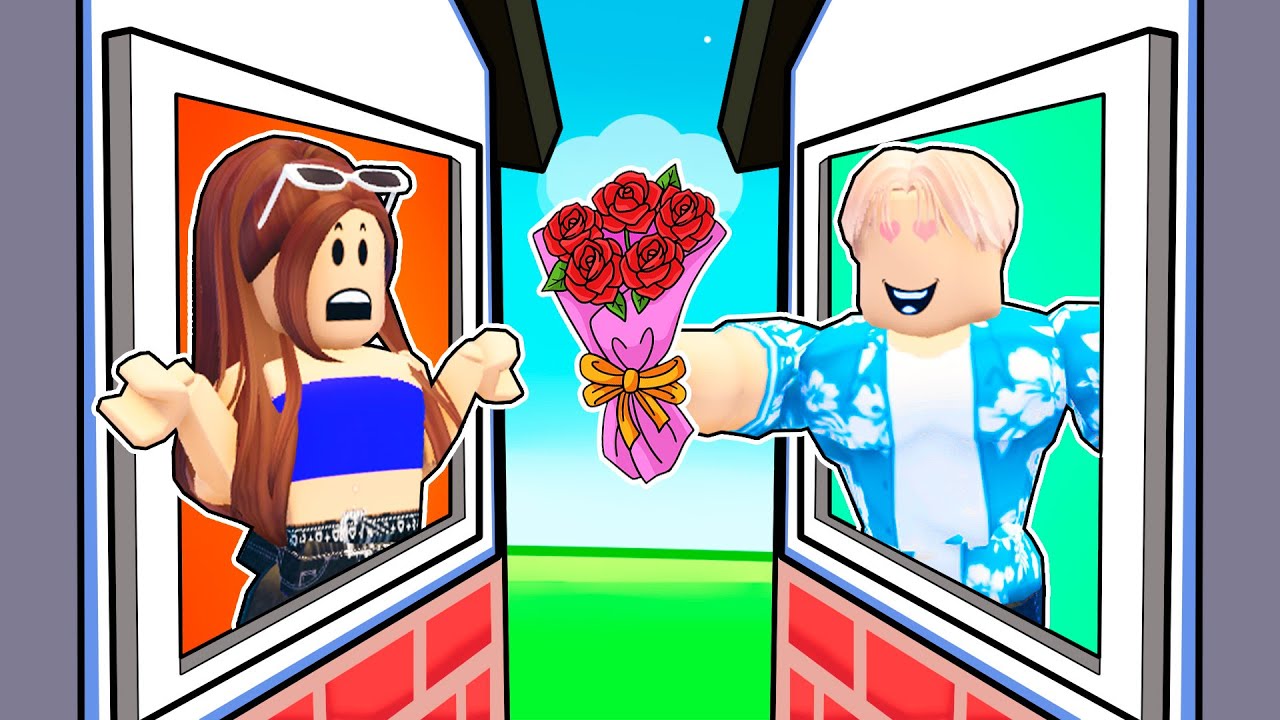 MI NUEVO VECINO SE ENAMORA DE MI EN ROBLOX...