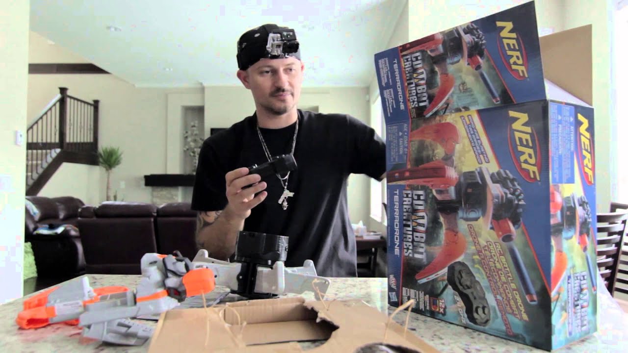 Nerf TERRADRONE Unboxing and Review