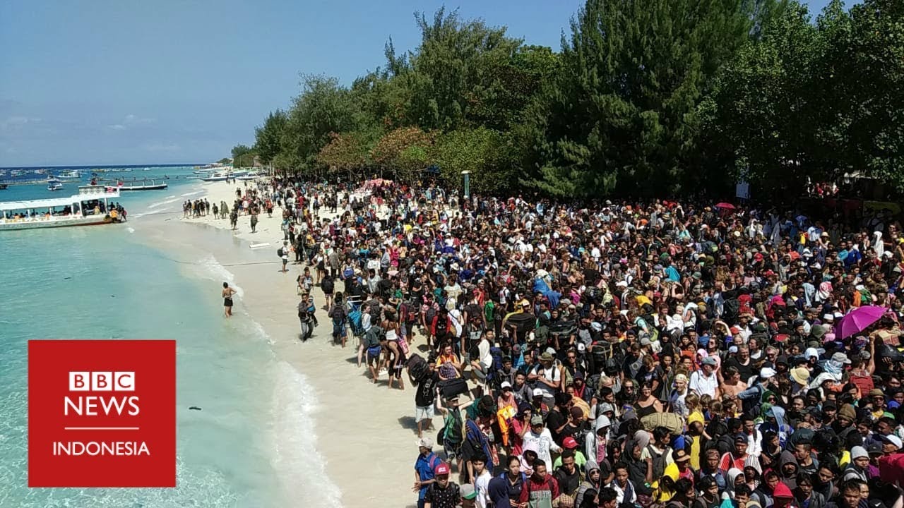 Gempa Lombok: Ribuan turis dievakuasi dari Gili Trawangan