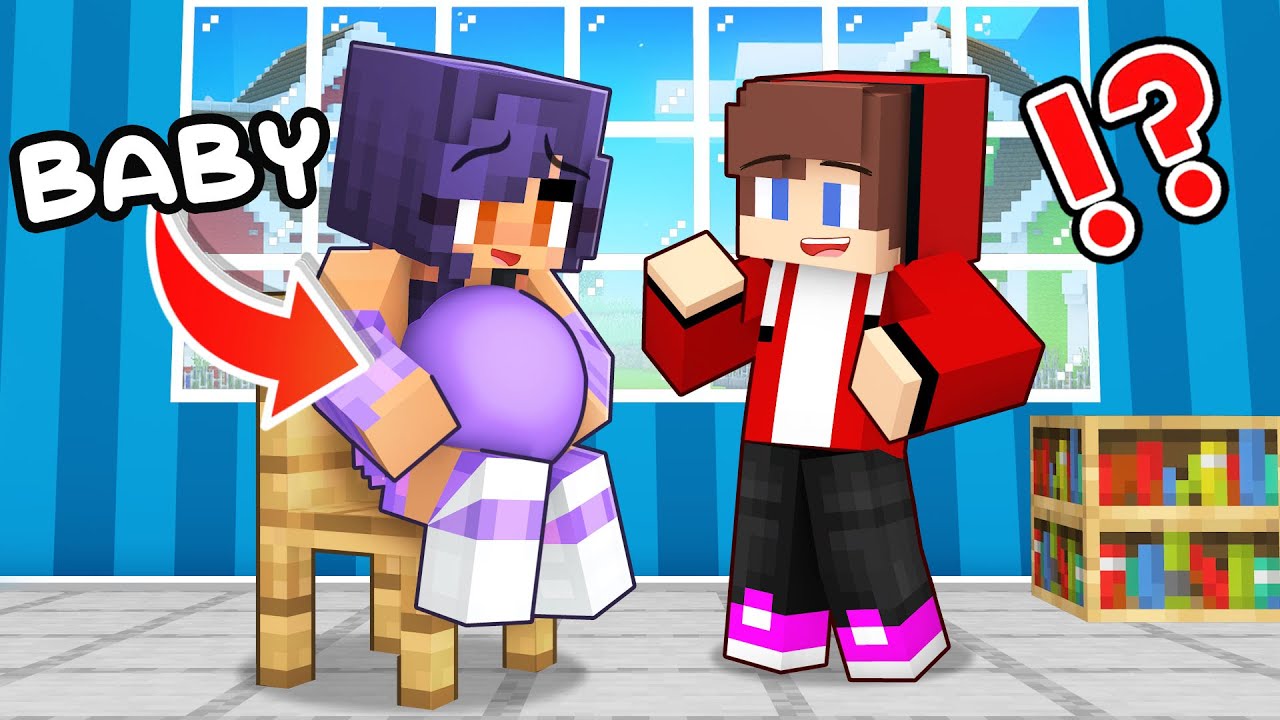 APHMAU is PREGNANT with JJ's BABY - Maizen Minecraft Animation