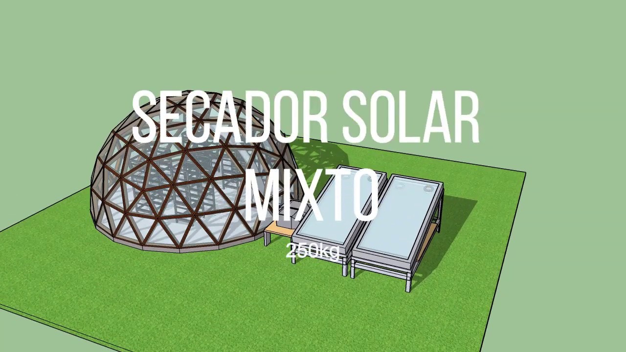 SECADOR SOLAR MIXTO INDUSTRIAL CON RUMISOL