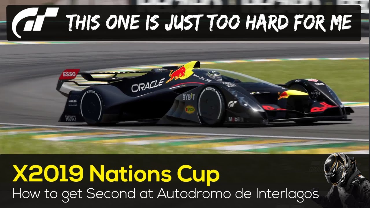 How To Get Second in the X2019 Nations Cup race at Autodromo de Interlagos (HARD) - #granturismo7