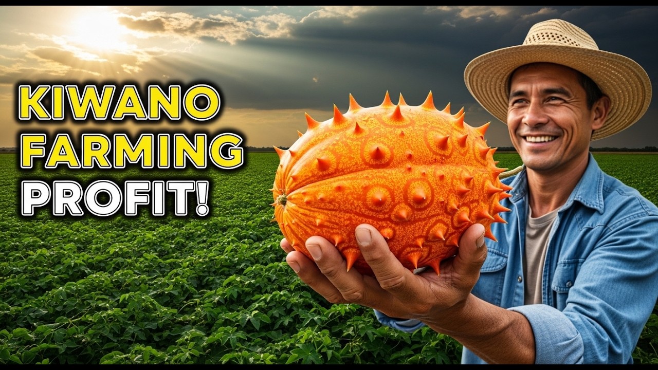 African Horned Cucumber Farming | Kiwano Chash Paddhoti & Profit Guide 2026