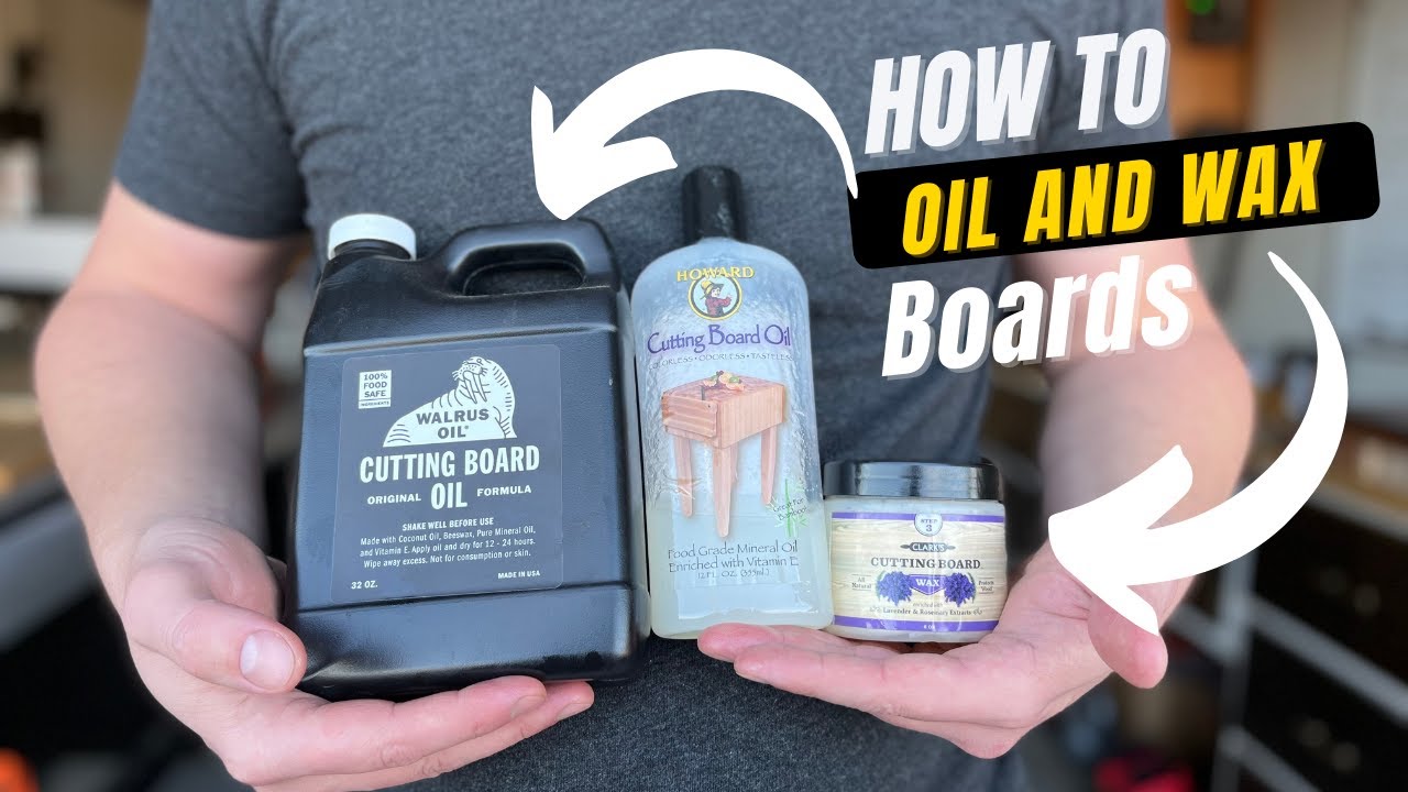 Most Used Cutting Board Finishes - Cutting Board Oils and Wax