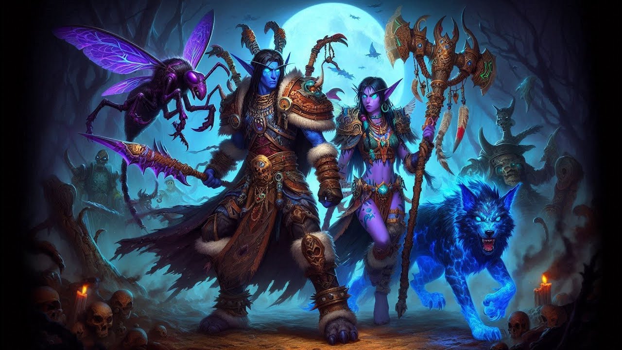 WOTLK 3.3.5  BEAST CLEAVE  2v2 ARENA (BM hunter/ ENH shaman) - WARMANE/LORDAERON # 2