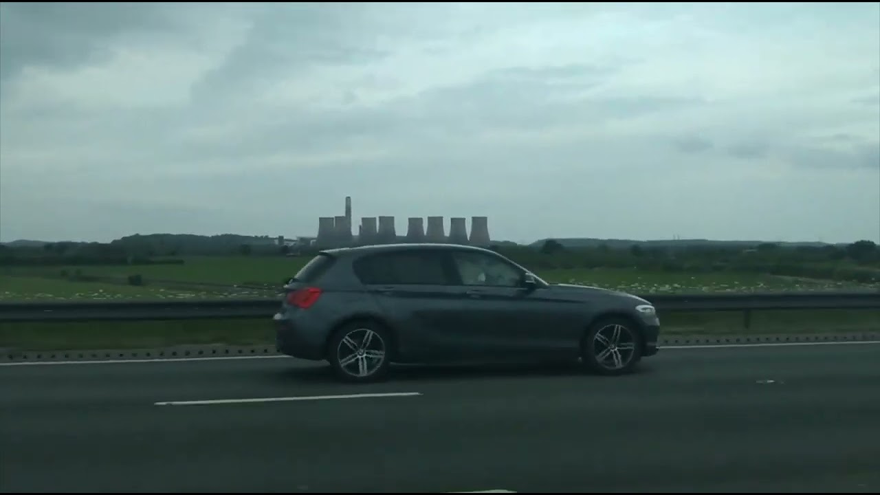 Ratcliffe-on-Soar Power Station seen from the M1.