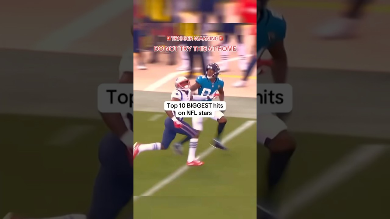 Top 10 Biggest Hits on NFL Stars!