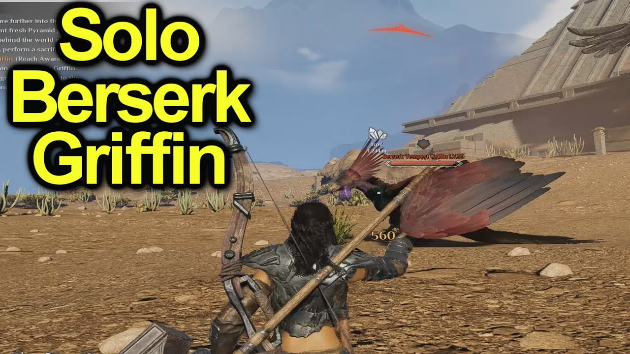 Solo Berserk Griffin | Unlock Tempest Griffin Set | Soulmask
