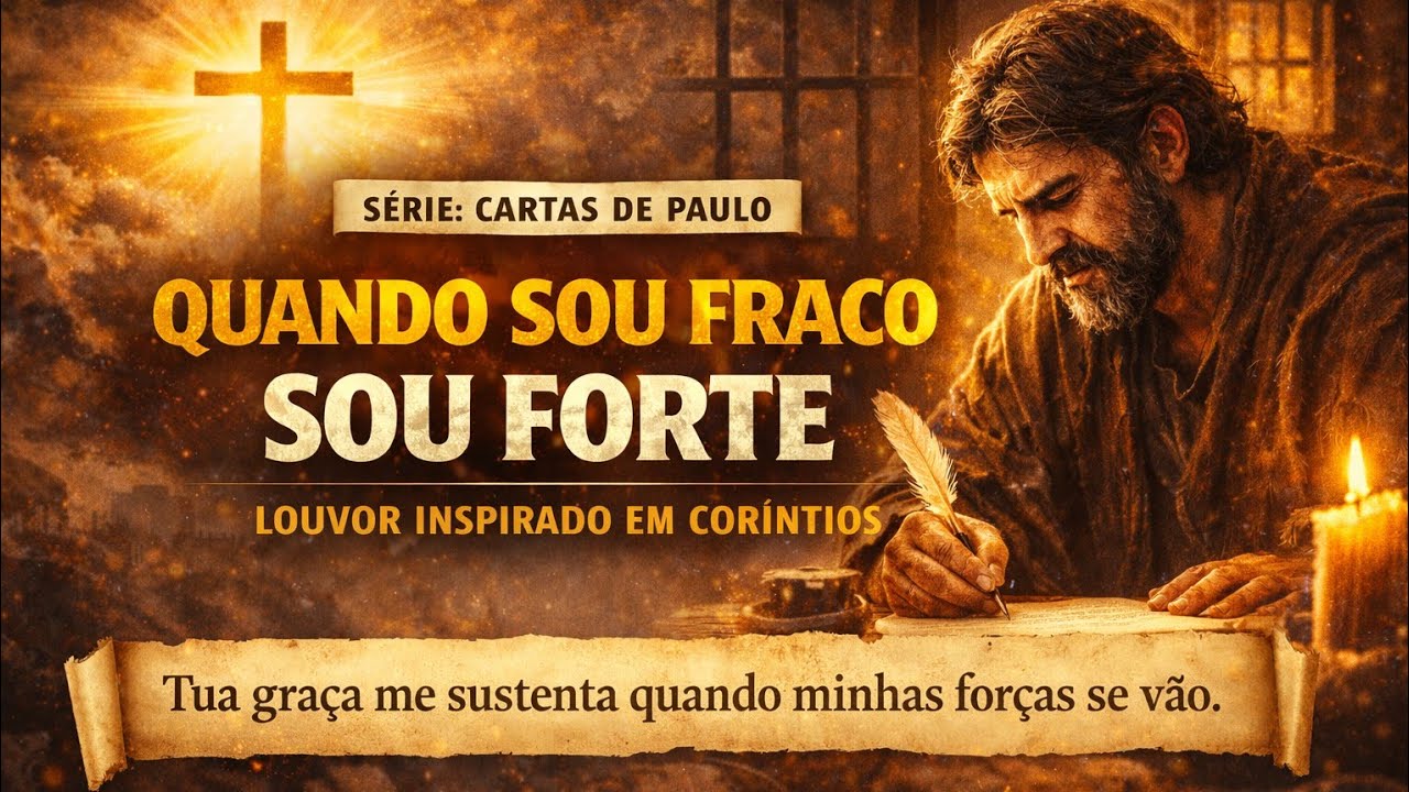 Quando sou Fraco, Sou forte - Louvores 2026 / SÉRIE CARTAS DE PAULO 
