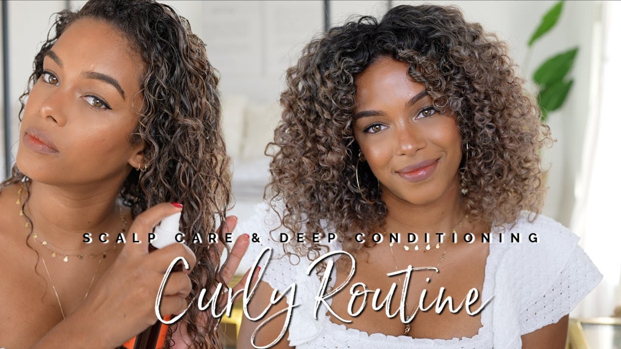 Weekly Deep Conditioning 🌀 Curly Routine & Refresh Throughout The Week!