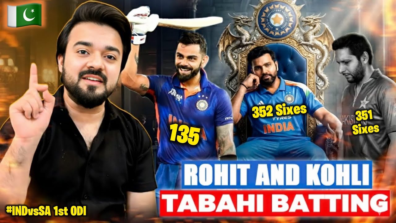 Rohit Sharma breaks Shahid Afridi most sixes Record ohh no 😨 Virat kohli 135 Today vs SA | IND vs SA