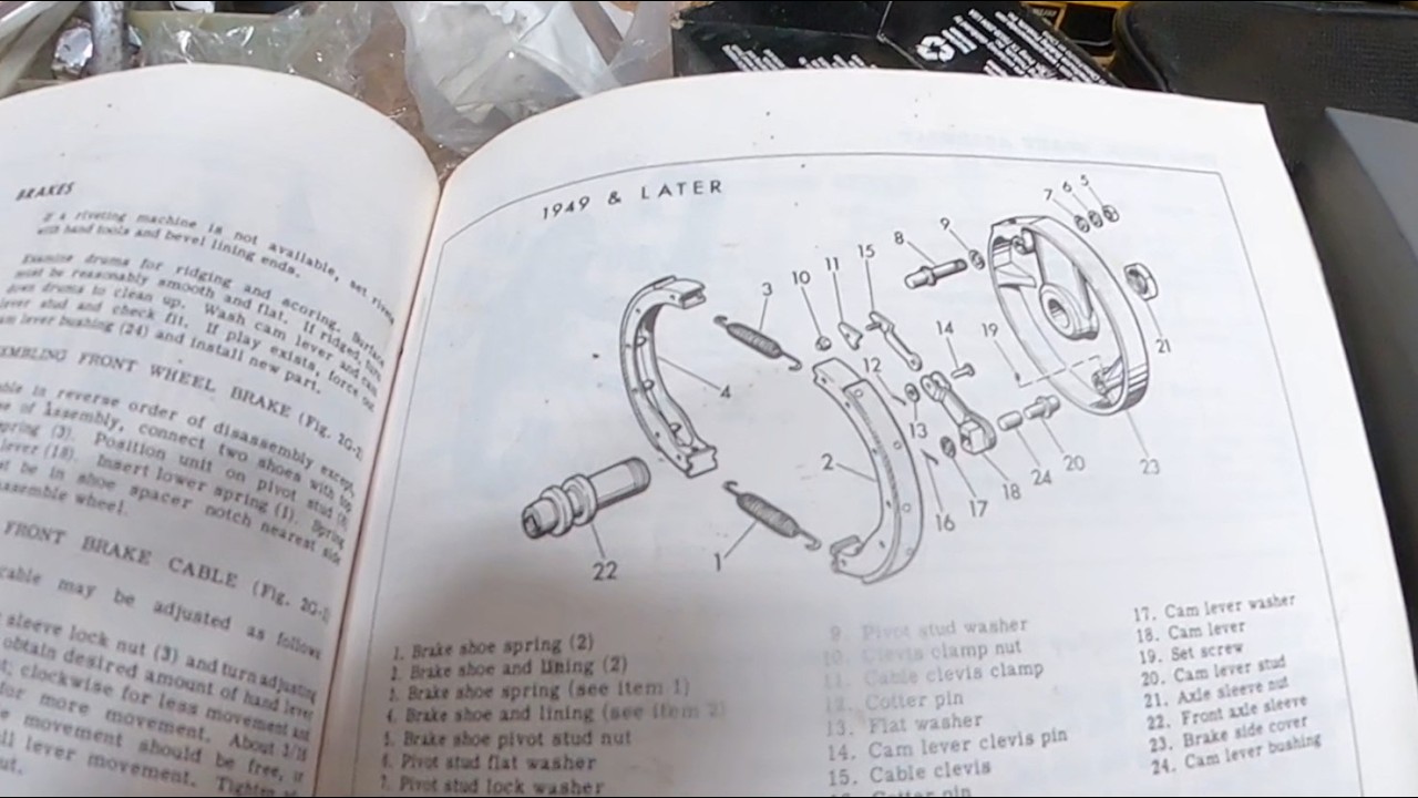 1960 Panhead - Front Brake Replacement