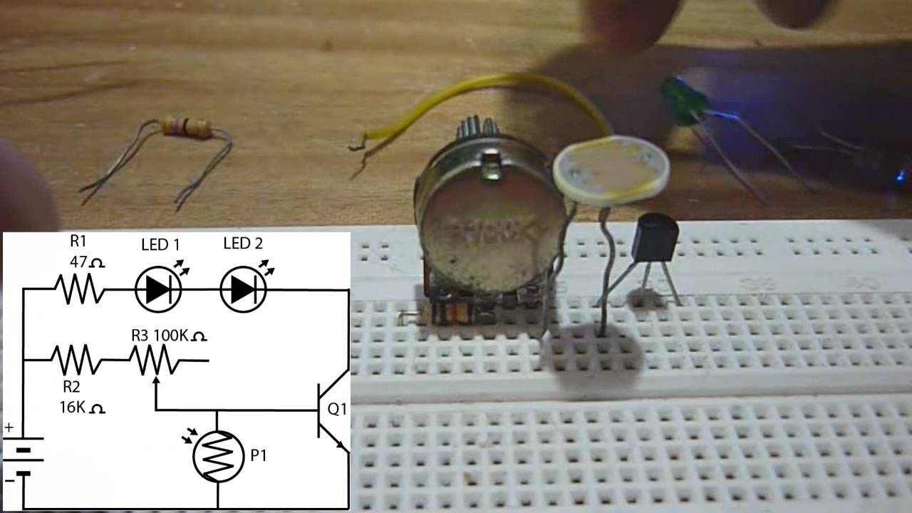 Protoboard: Luz nocturna autom&aacute;tica