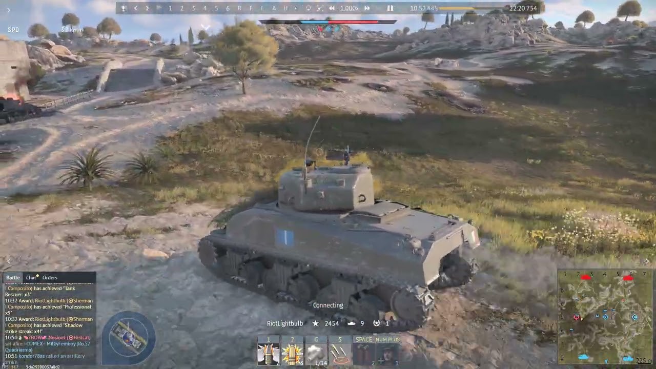 War Thunder Replay | Sherman Composito & M24 | 17 Kills