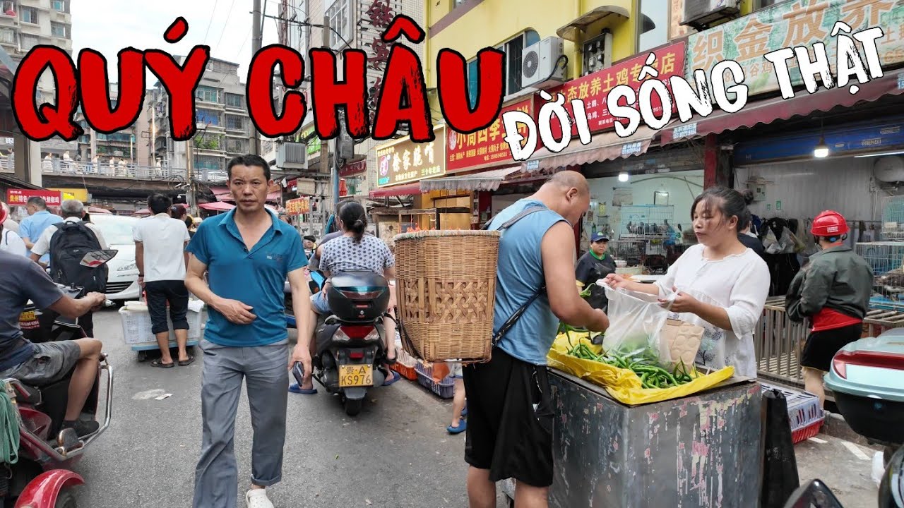 Đời sống thật ở tỉnh từng NGHÈO NHẤT Trung Quốc - Giao thông tương lai giữa khu chợ lụp xụp?