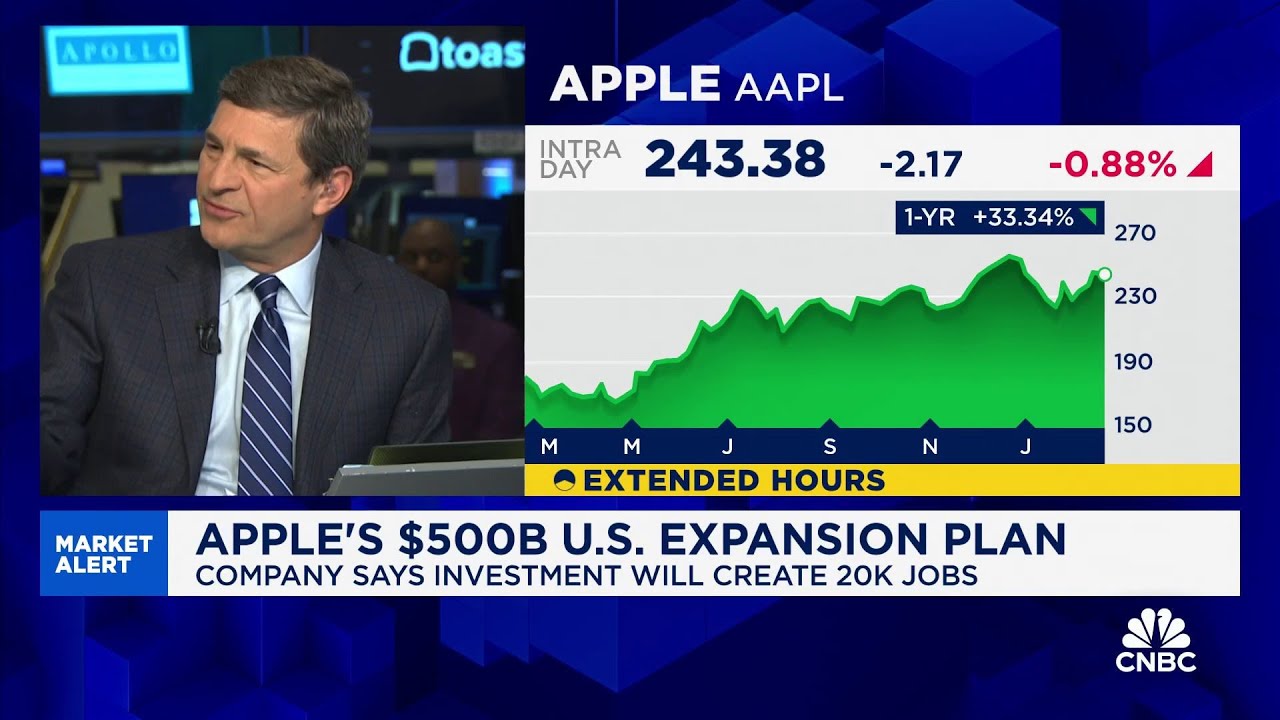 Apple plans to hire around 20,000 employees across the U.S. over the next 5 years
