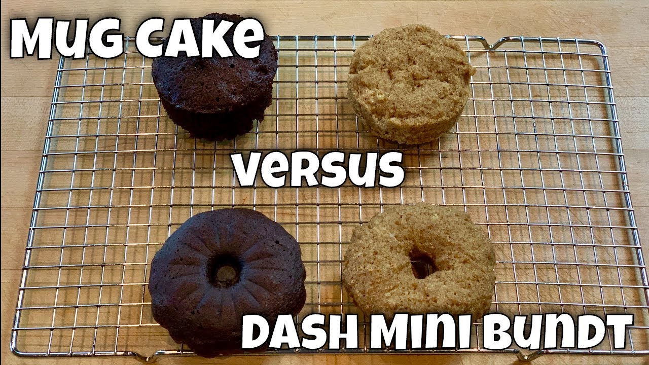 Dash Mini Bundt Maker vs. Microwave Mug Cakes: Is It Worth The Wait?