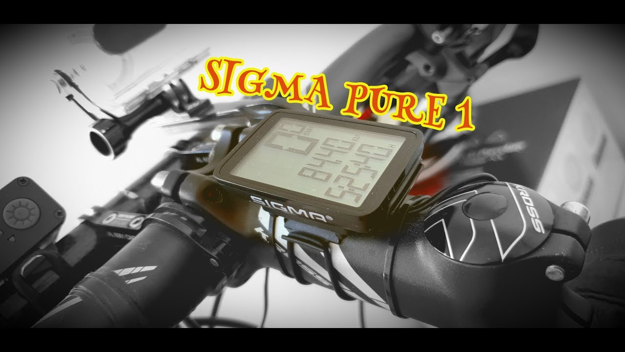 SIGMA Pure 1/Велокомп'ютер/Бюджетний комп'ютер/Велосипедні аксесуари