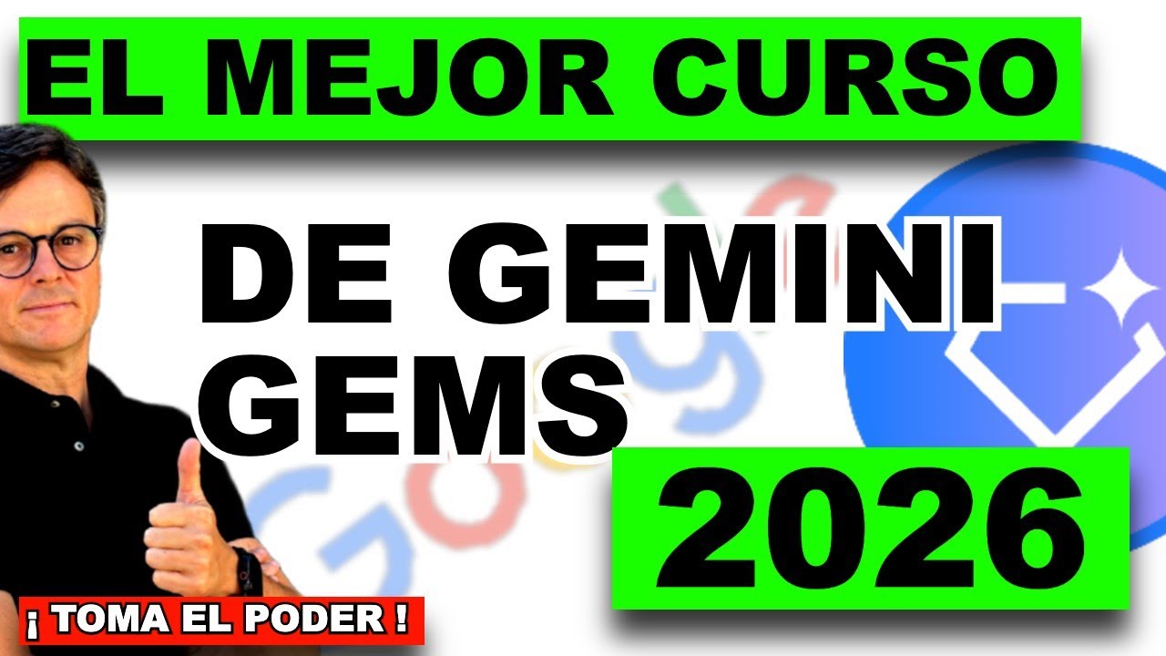 📚 TUTOTIAL para hacer Asistentes de IA con GEMINI (GEMS de 0 a 100)
