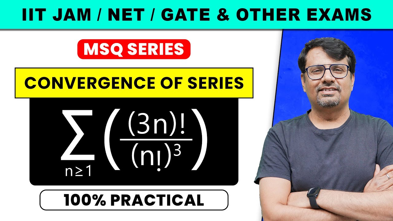 Infinite Series | Convergence of Series by the help of Sequence | MSQs Series by Gp sir