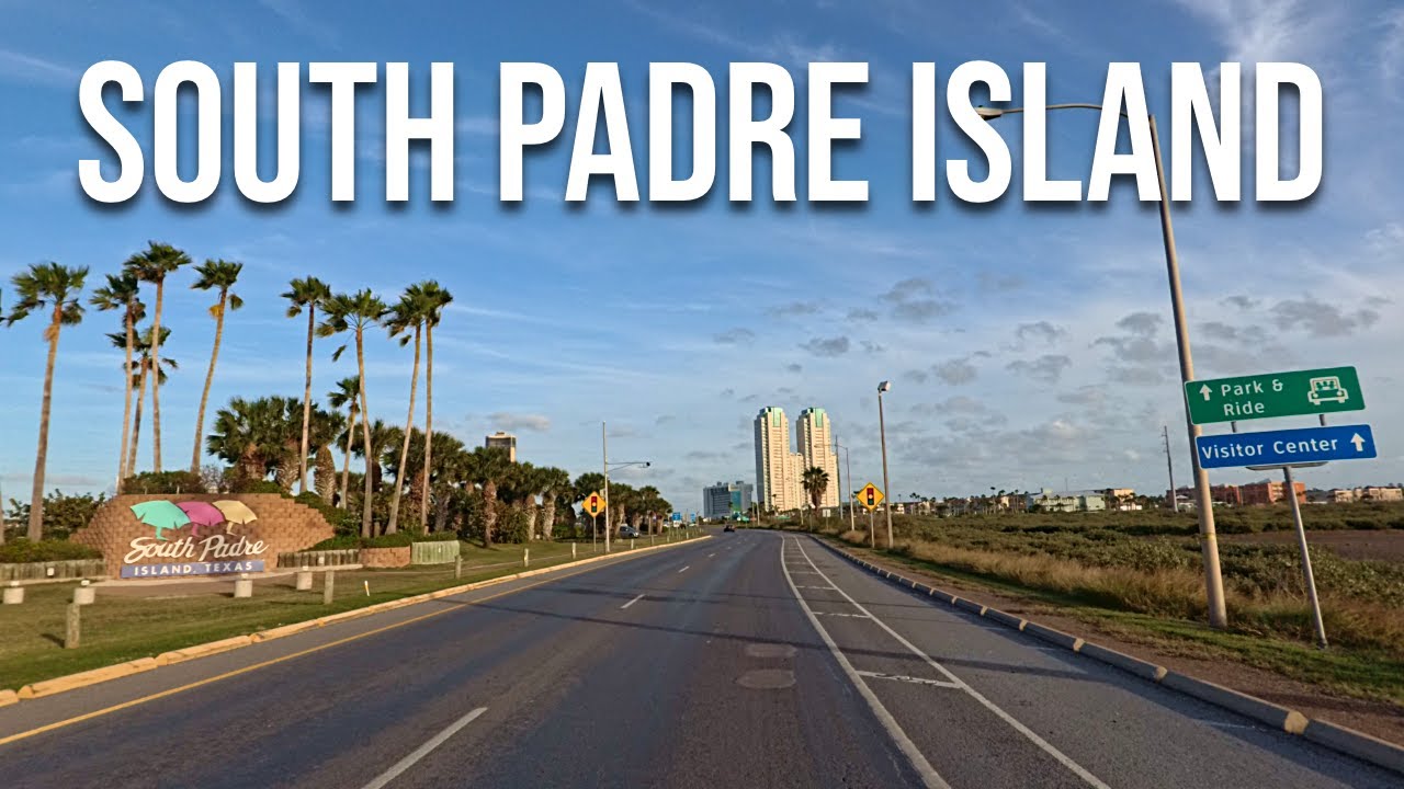 South Padre Island before sunset! Drive with me through a Texas town!