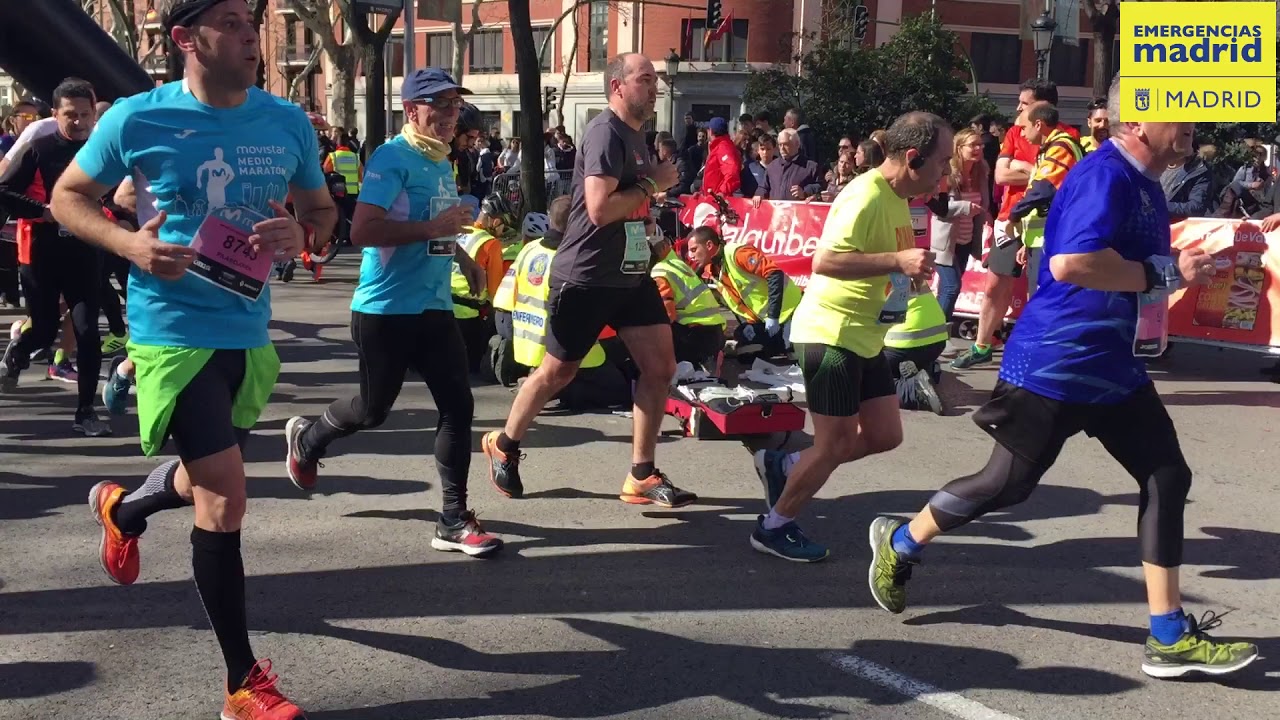 SAMUR revierte una parada cardiorrespiratoria en la Media Maratón