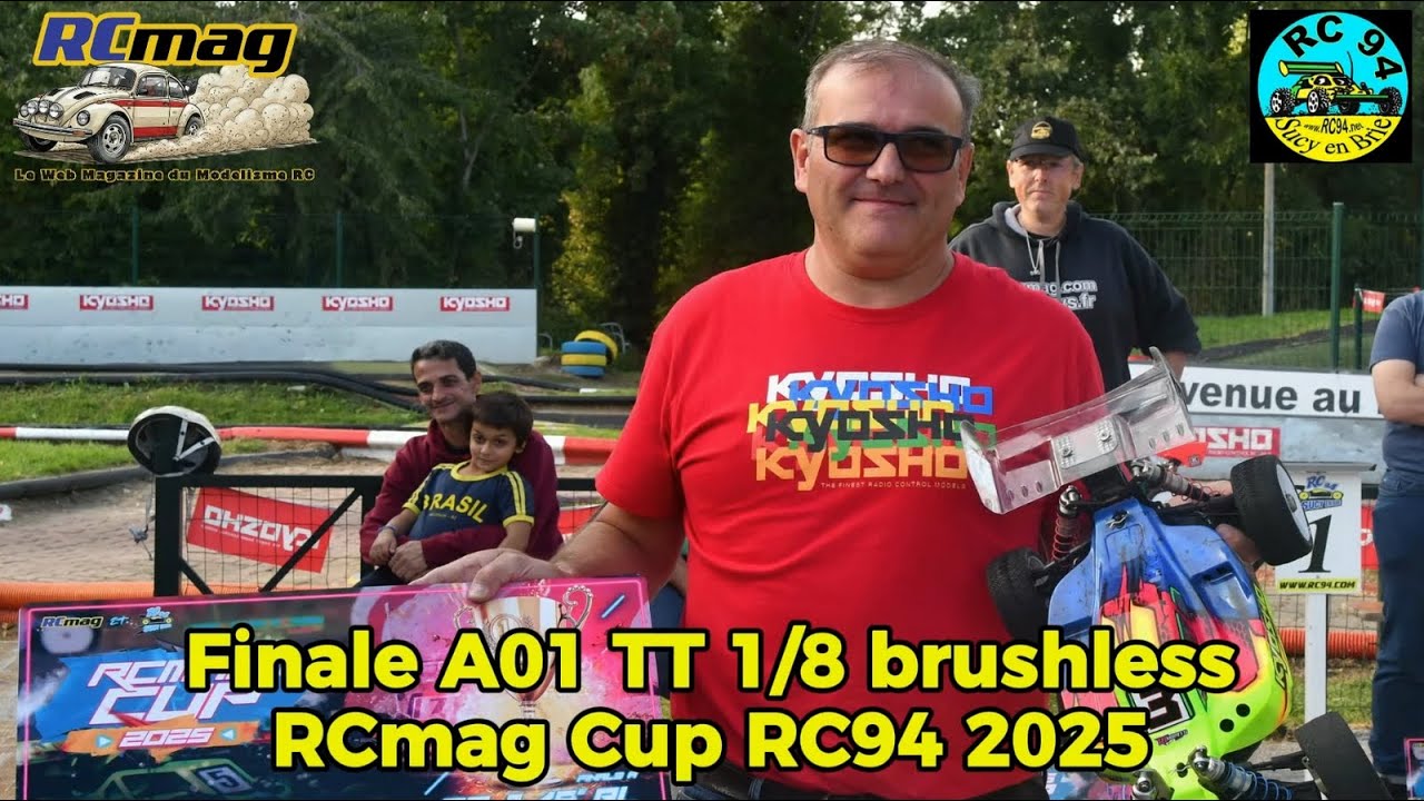Finale A01 buggy 1/8 brushless de la RCmag Cup RC94 de Sucy en Brie - Victoire de S&eacute;rafin Gomes