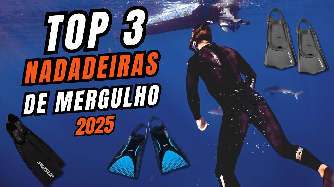 Melhores NADADEIRA PÉ DE PATO Custo Benefício 2025 I Melhor NADADEIRA DE MERGULHO em 2025