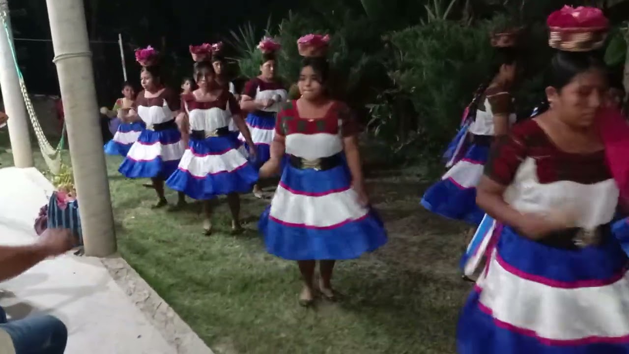 la ermosa danza de inditas santa Cecilia de acatzintla Chalma Veracruz oy 12 de febrero 2026 