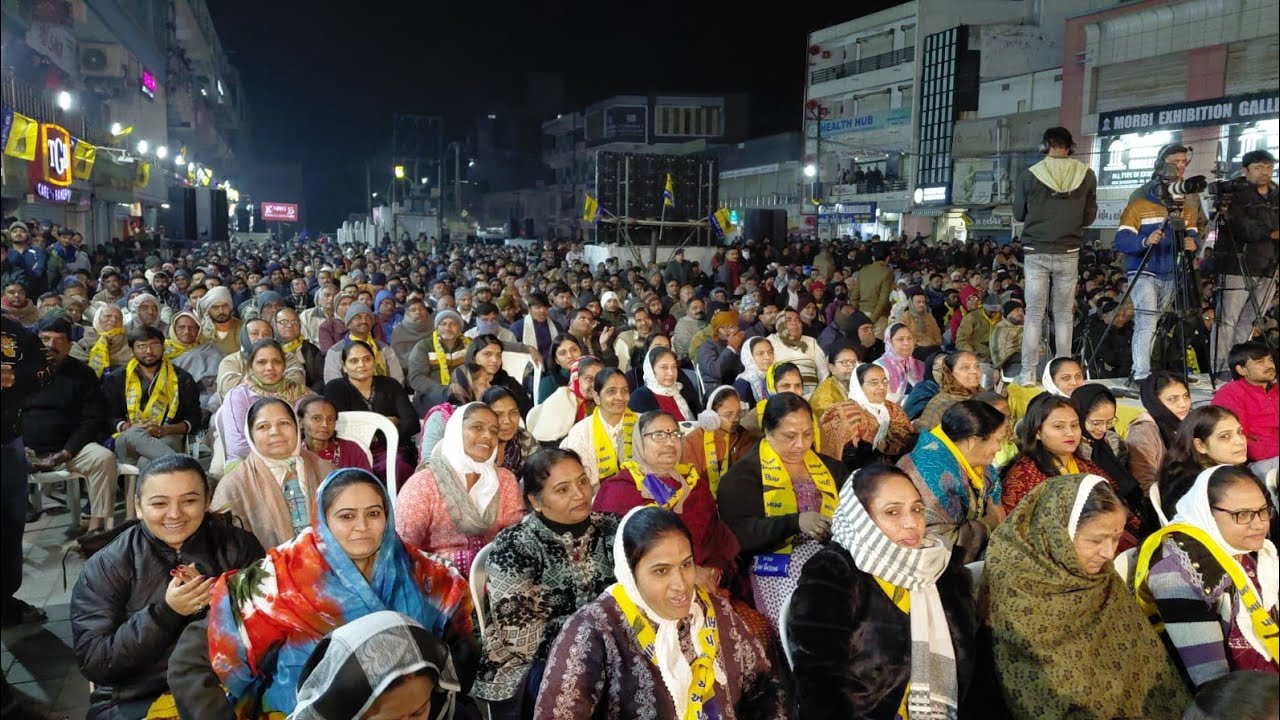 મોરબીના બાપાસીતારામ ચોકમાં ગોપાલ ઇટાલિયાએ સભા ગજવી : ભાજપ ઉપર કર્યા આકરા પ્રહારો, જુઓ વિડીયો