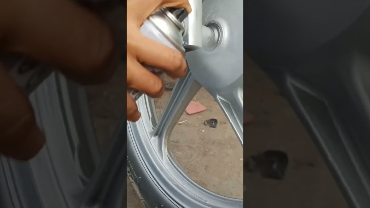 applying paint on  splendor rim ⚠️🦅🦅 #splendor #splendorlover #splendorloverz @DelhiDcVlogs