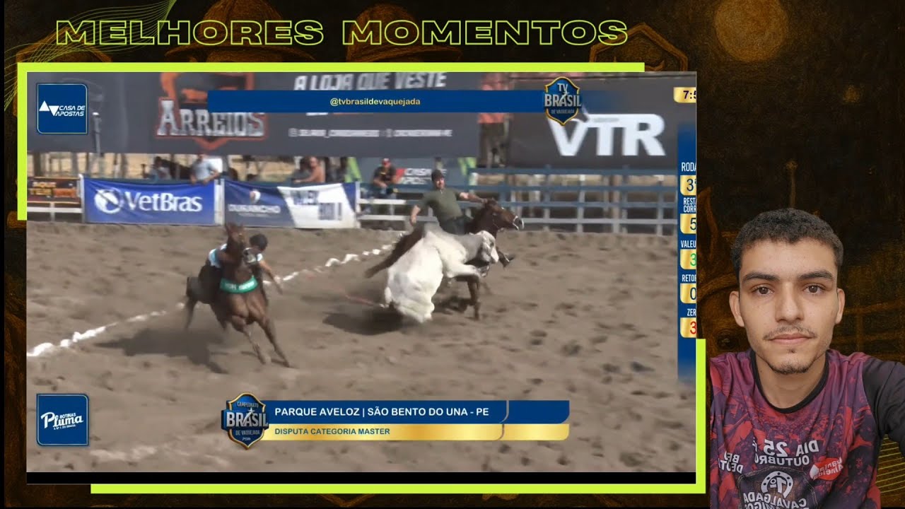 DISPUTA MASTER VAQUEJADA PARQUE AVELOZ CAMPEONATO BRASIL DE VAQUEJADA 2026