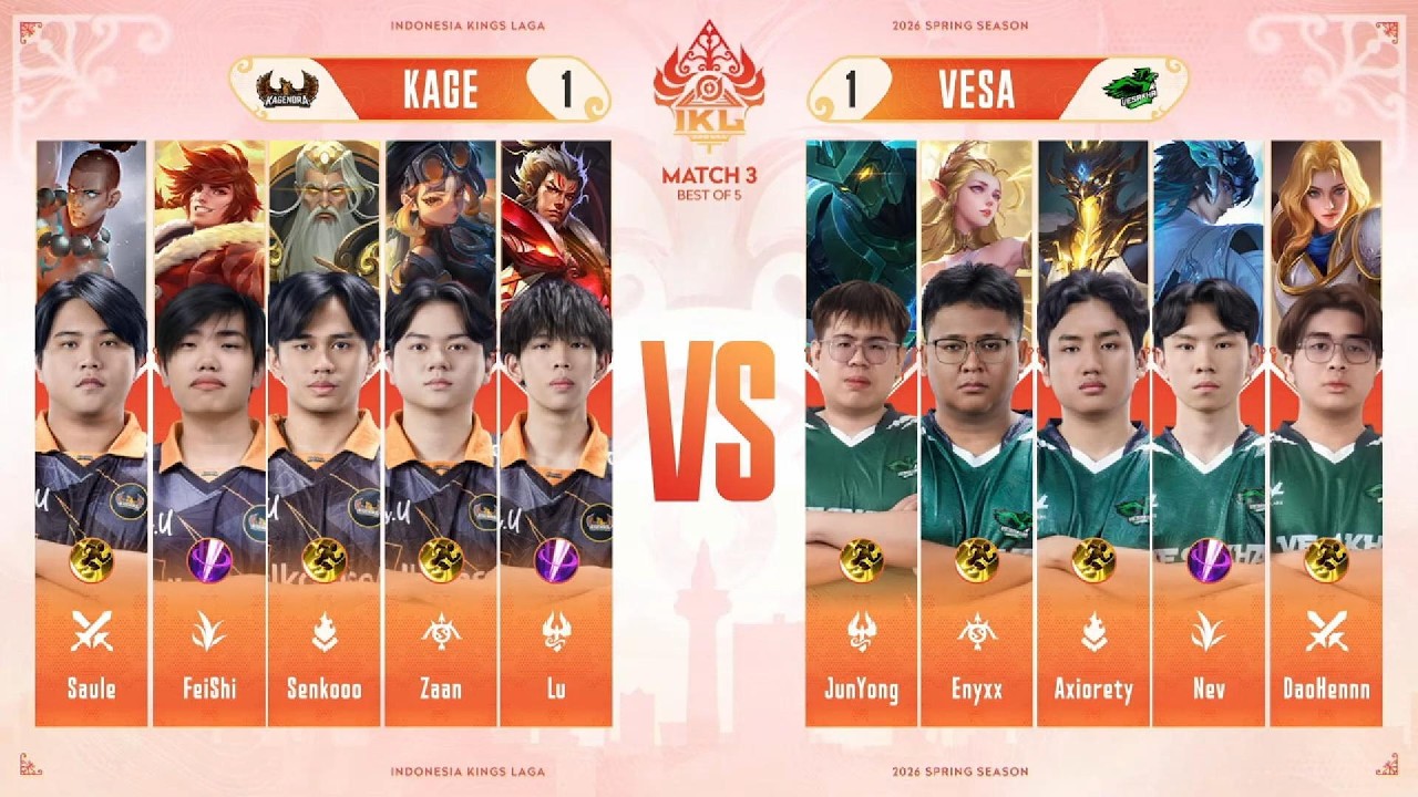 [IKL Spring 2026] Vesakha vs Kagendra | Game 3 | Group Stage | Week 2 Day 2