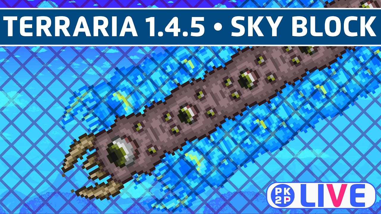 TERRARIA 1.4.5 ☁ Sky Block #06 Criando para Destruir a Corrupção!