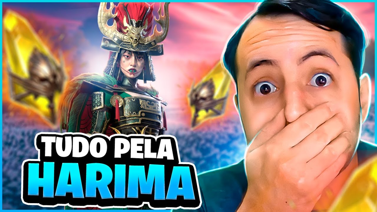 ABRI TODOS OS MEUS FRAGMENTOS NO 10X DA HARIMA | Raid Shadow Legends