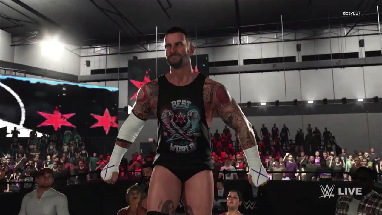 WWE 2K25 Underground Match Roman Reigns vs CM Punk