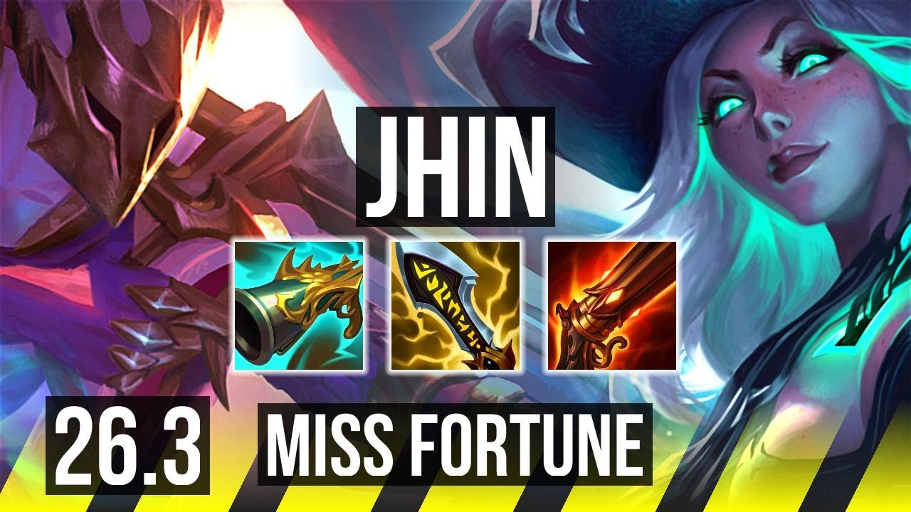 JHIN & Sona vs MISS FORTUNE & Rakan (ADC) | 43K damage | EUW Master | 26.3